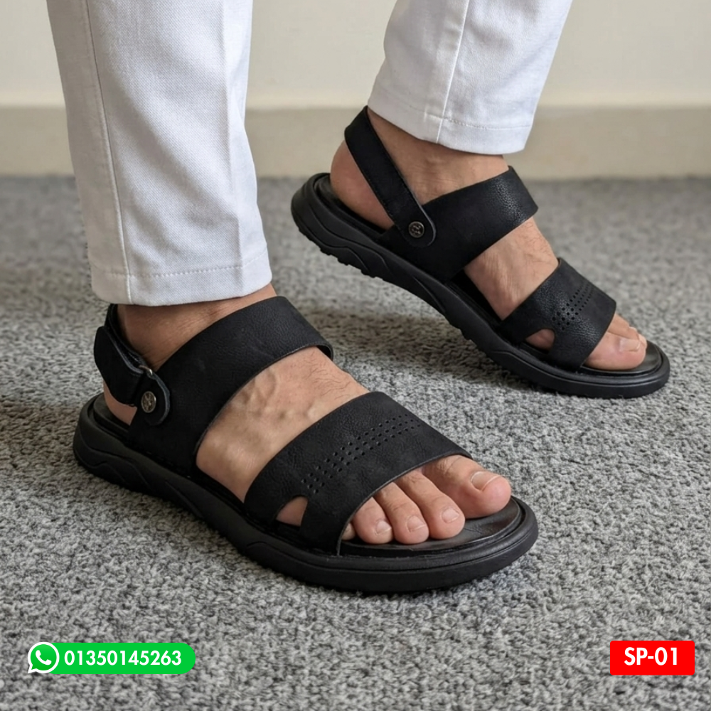 Super Soft 100% Original Leather Men's Casual Sandal SP-01