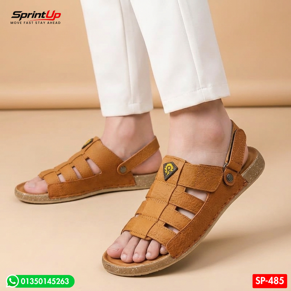 100% Original Leather Premium Quality Casual Sandal SP-485