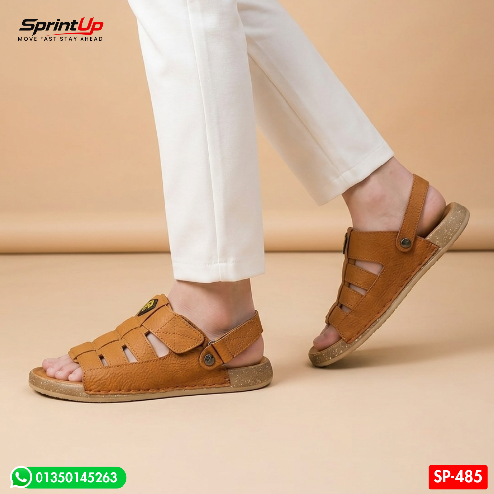 100% Original Leather Premium Quality Casual Sandal SP-485